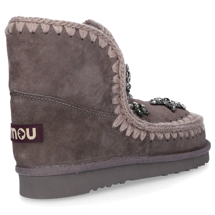 MOU - Snowboots ESKIMO STARS gefüttert - grau