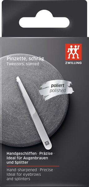 ZWILLING Beauty Classic Pinzette, schräg - silver Pinzette