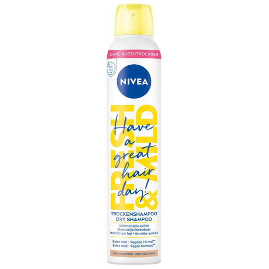 Nivea Fresh & Mild Trockenshampoo helle Haartöne 200ML
