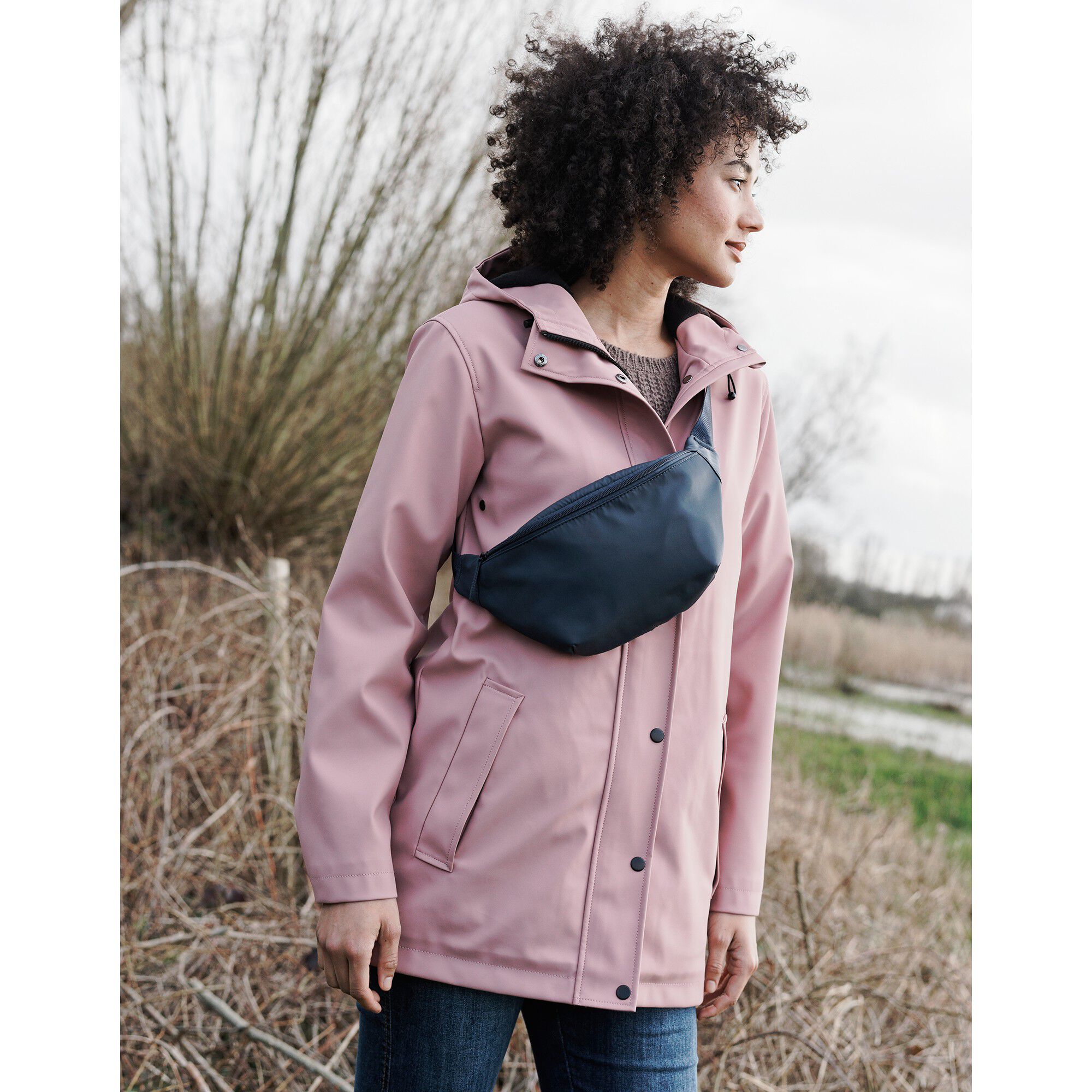 Sac banane imperméable en polyamide recyclé(**)