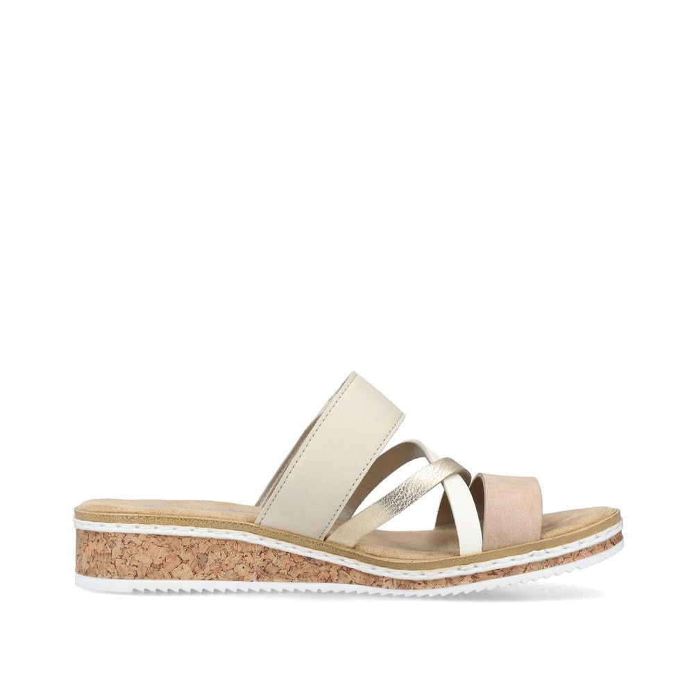 RIEKER Komfort Sandalen beige