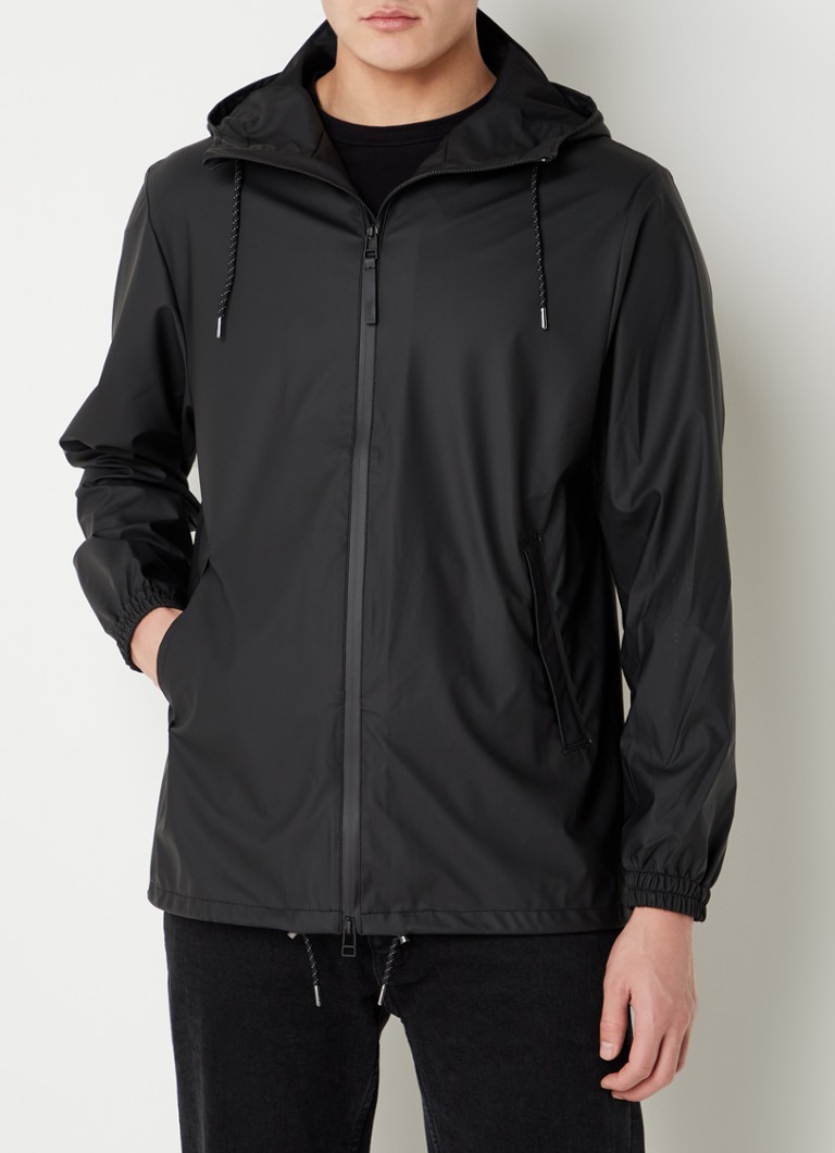 Rains Storm Breaker rain jacket with hood and side pockets