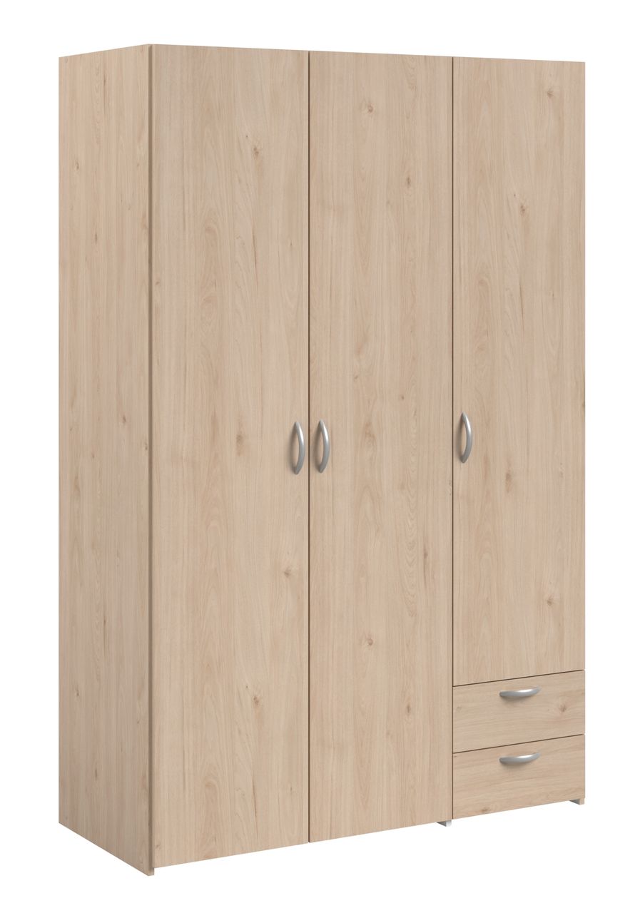 Parisot Kleiderschrank, Daily 12, 3-türig, Eiche