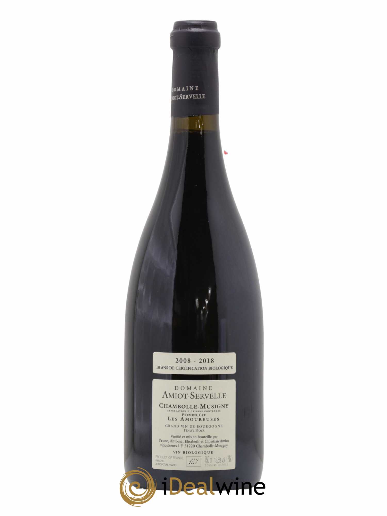 Chambolle-Musigny 1er Cru Les Amoureuses Amiot-Servelle  2018 - Lot de 1 Bouteille