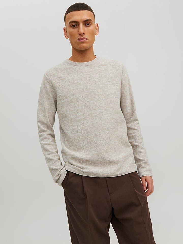 Jack & Jones Pullover in Beige günstig kaufen