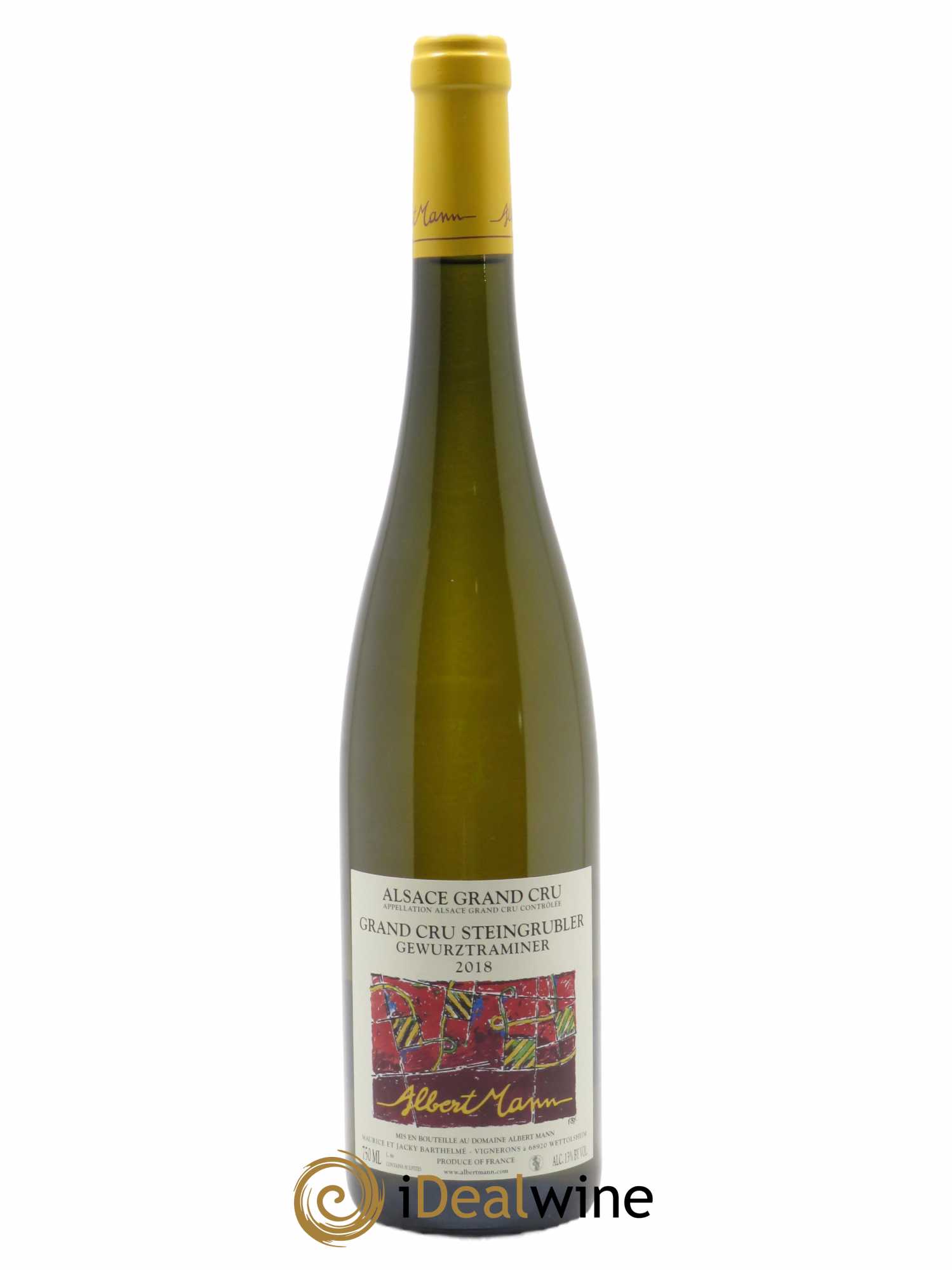 Gewurztraminer Grand Cru Steingrübler Albert Mann  2018 - Lot de 1 Bouteille
