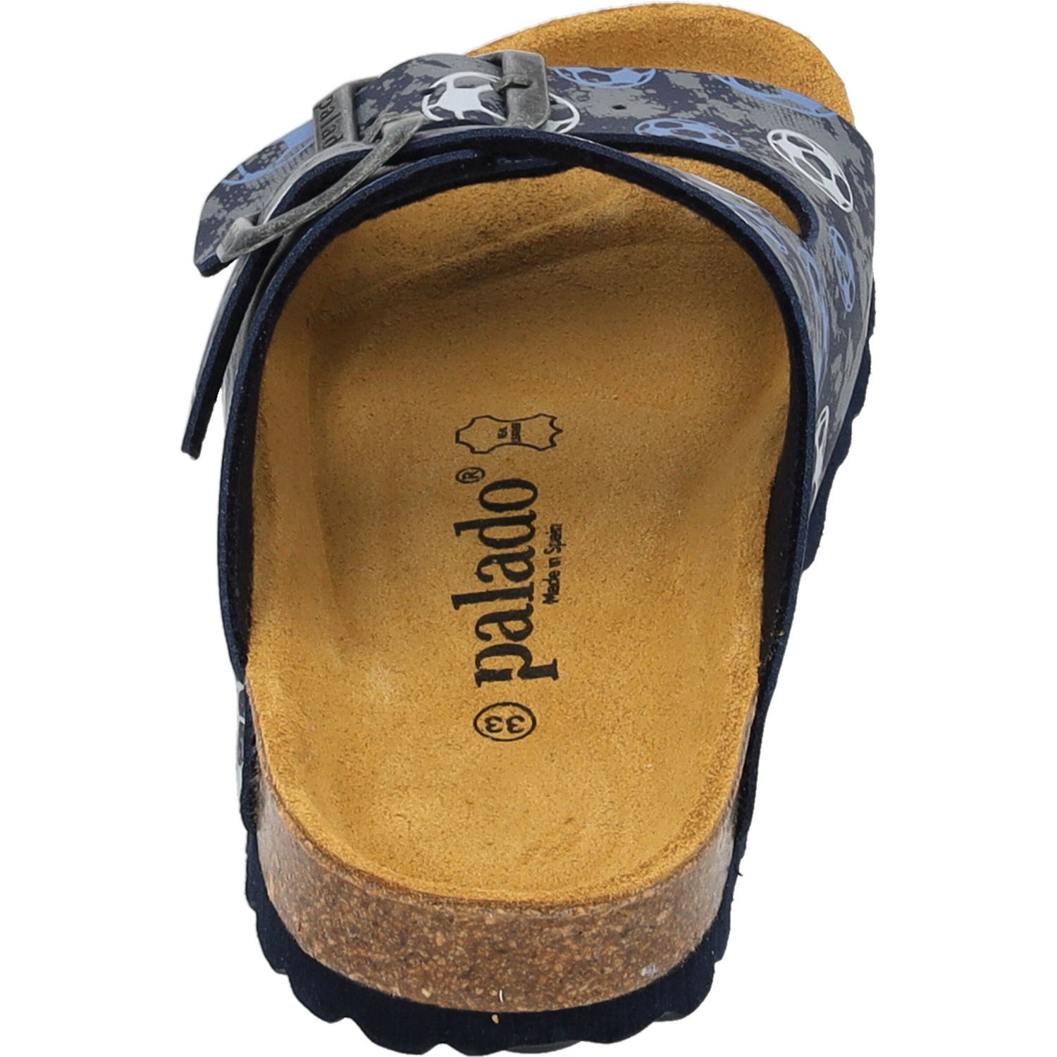 Palado Kids Korfu B Print, Pantoletten, Kinder, Blau Goalstar