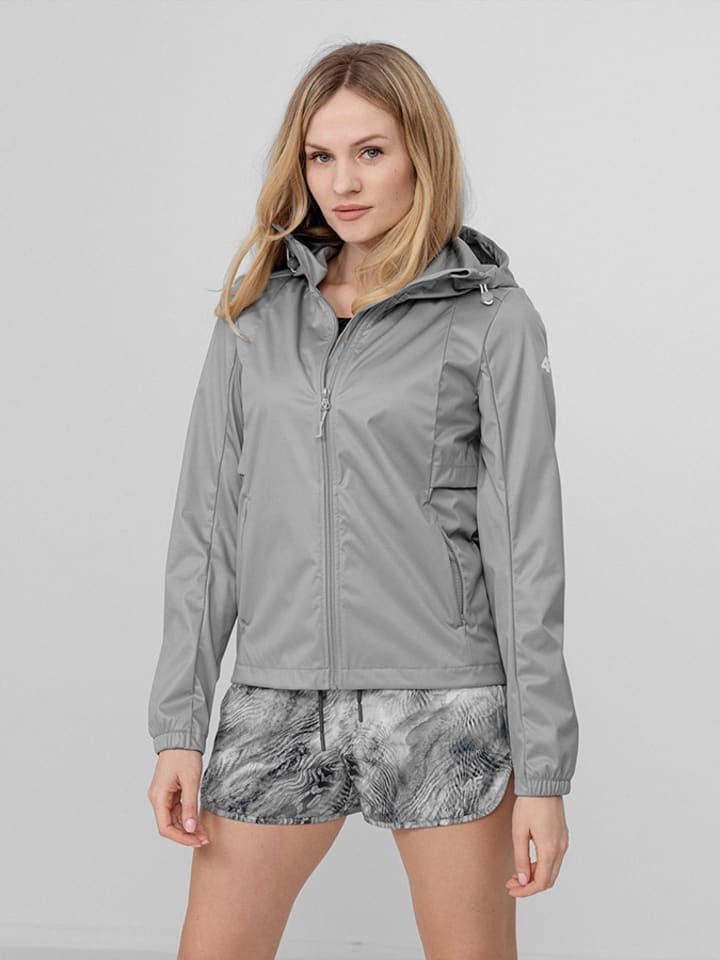 4F Softshelljacke in Grau günstig kaufen