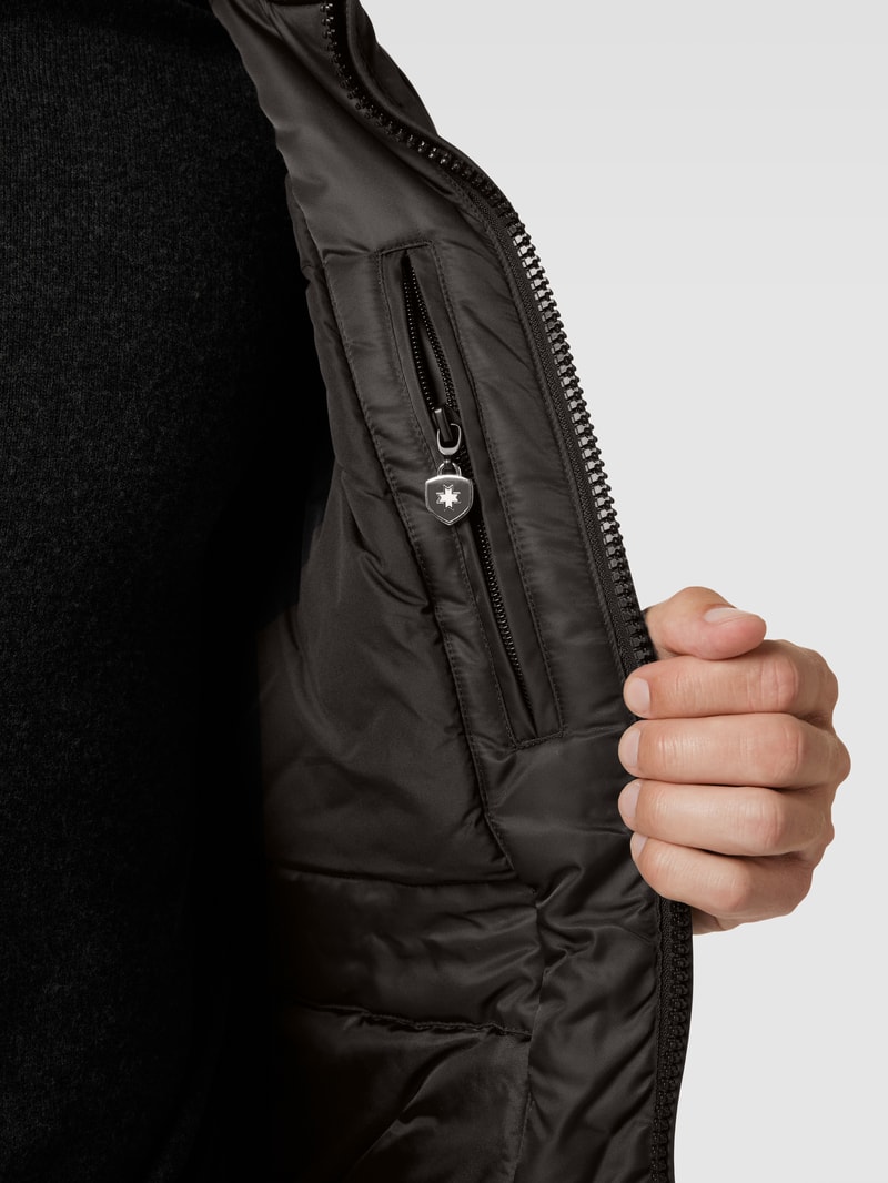 Funktionsjacke mit Kapuze Modell 'CICERO' in schwarz