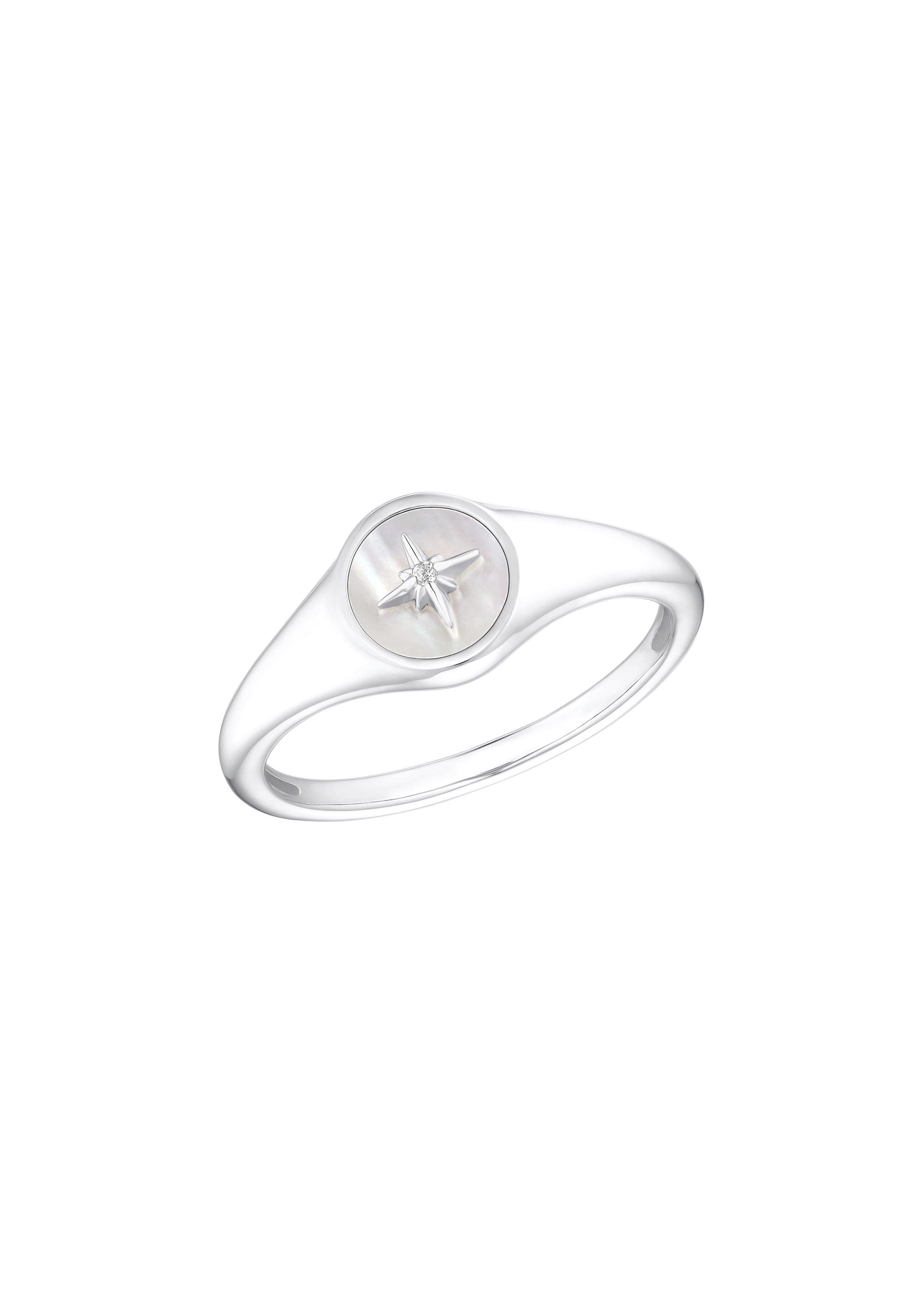 Ring mit Perlmutt-Detail  6008971-92E0