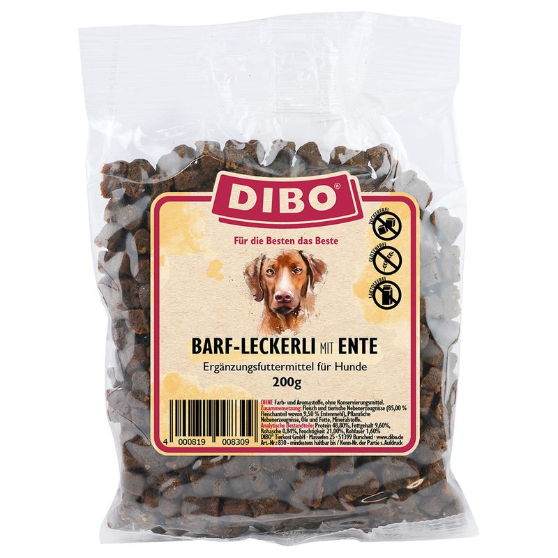 DIBO BARF-Leckerli mit Ente