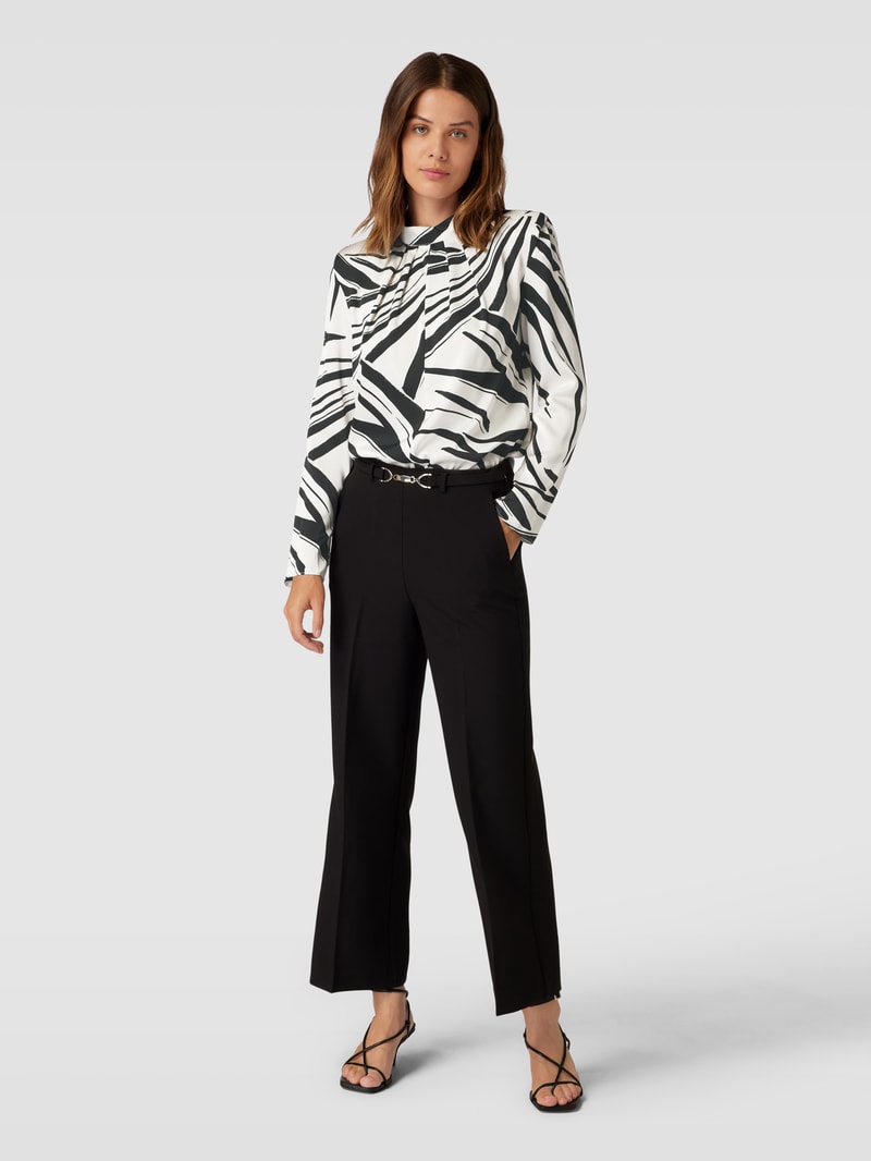 Bluse mit Turtleneck Modell 'DELFINA' in offwhite