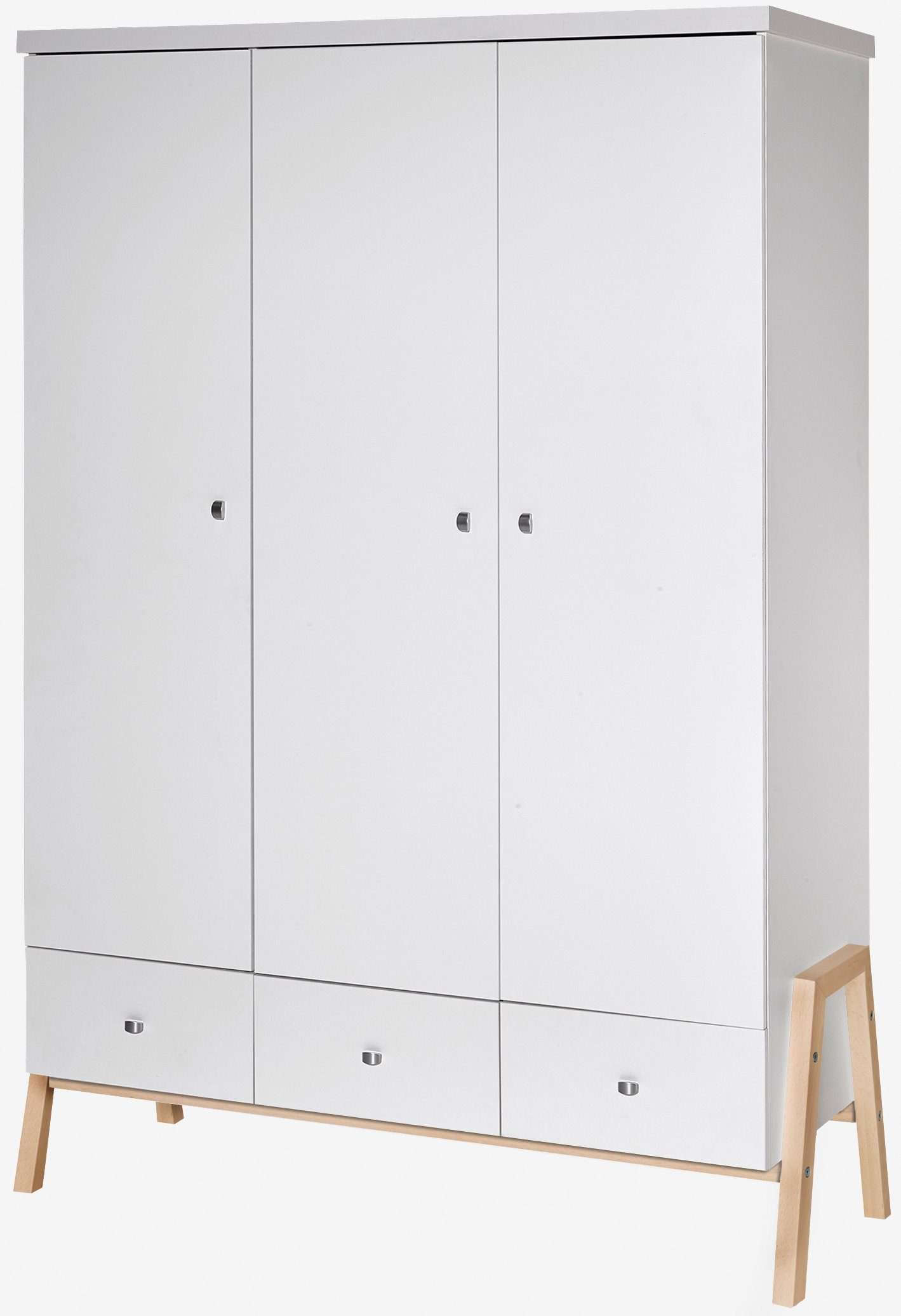 Schardt Kinderkleiderschrank Holly Nature 3-türig; Made in Germany