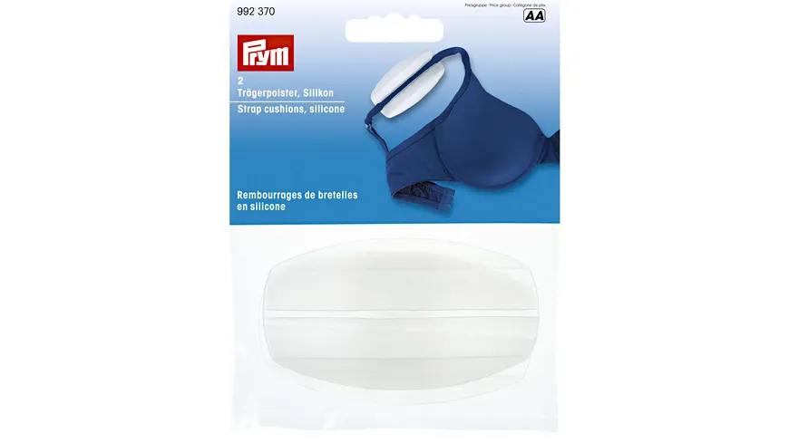 Prym Trägerpolster Silikon transparent