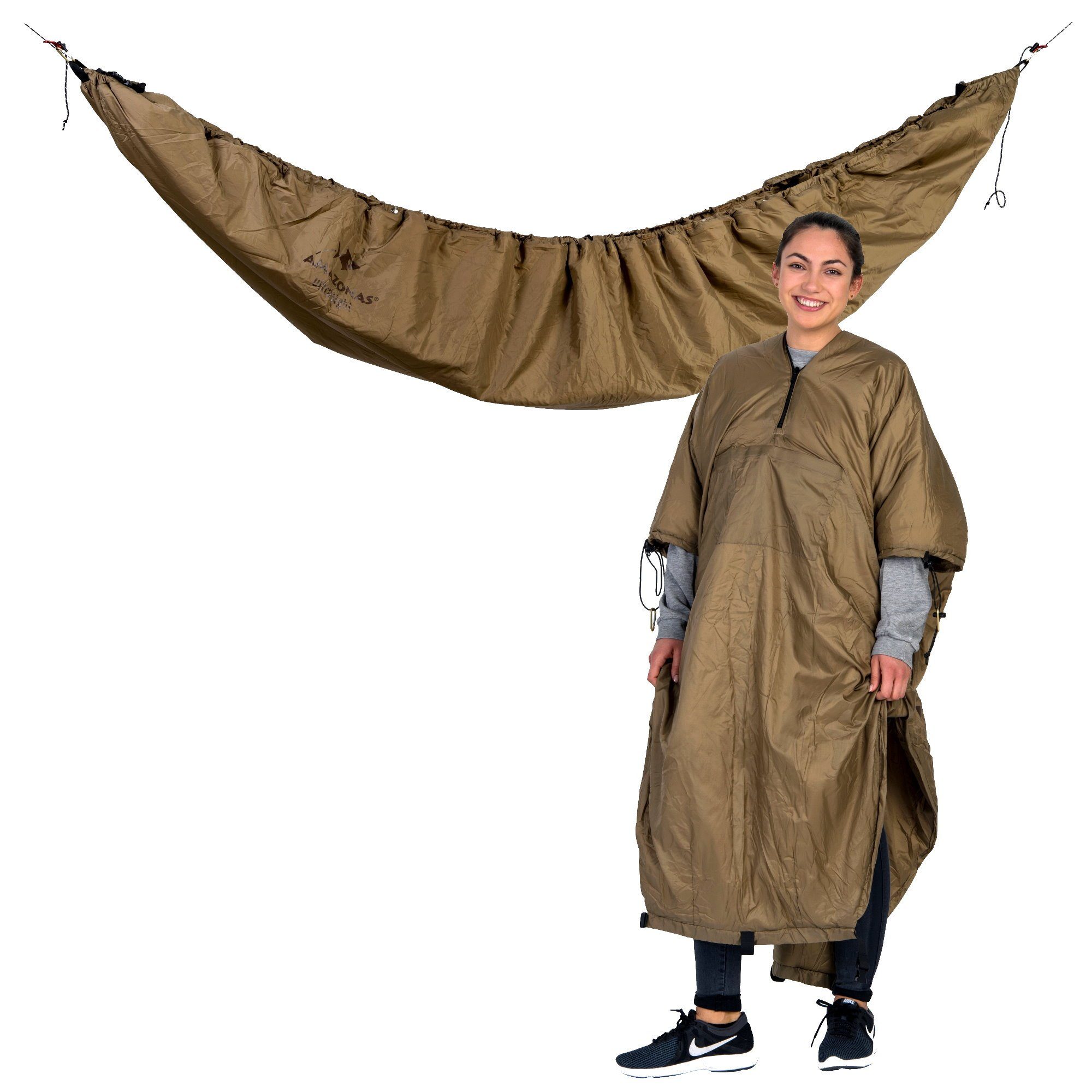Amazonas Hängematte Wärmeschutz Underquilt Poncho 2 in 1 Thermo
