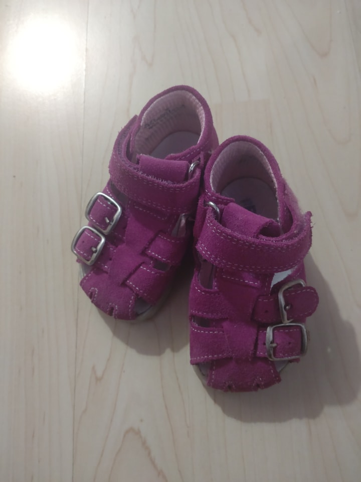 Richter Shoes Leder-Halbsandalen in Pink günstig kaufen 19