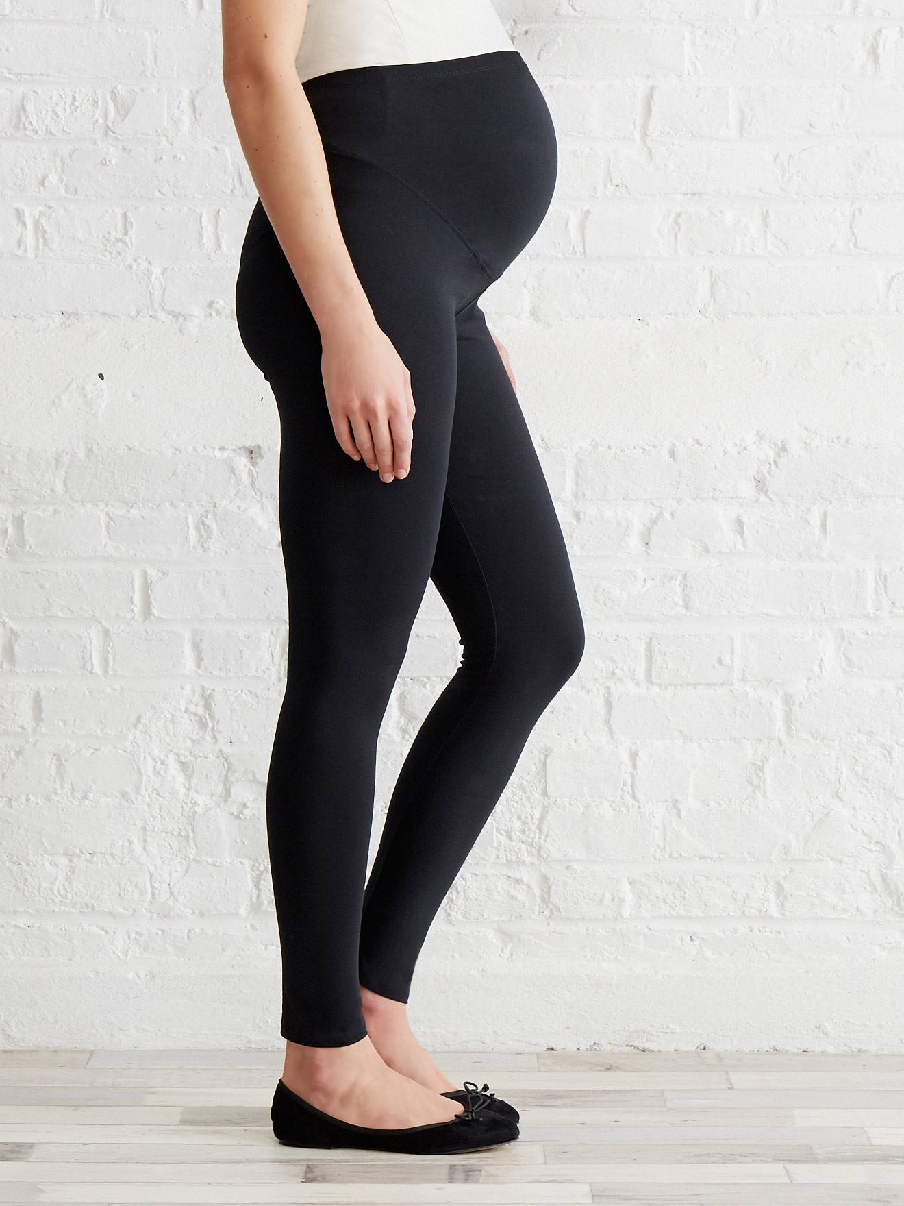 Legging long de grossesse noir