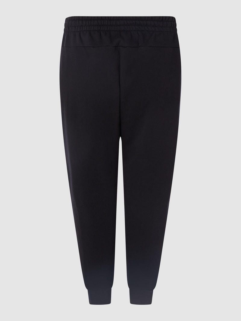 PLUS SIZE Sweatpants mit Brand-Stitching in schwarz