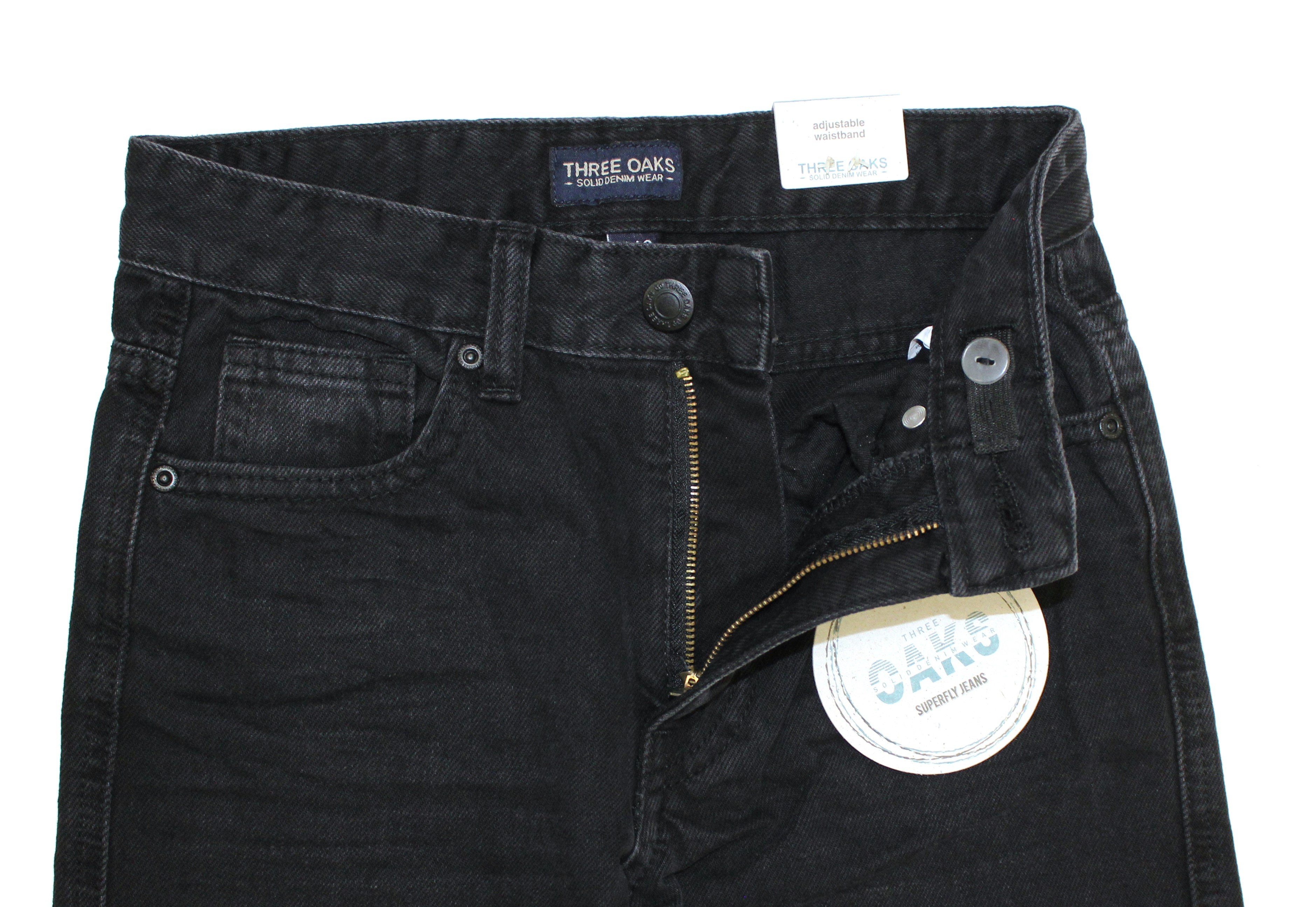 THREE OAKS Bequeme Jeans BAGGY-FIT-JEANS (1-tlg)
