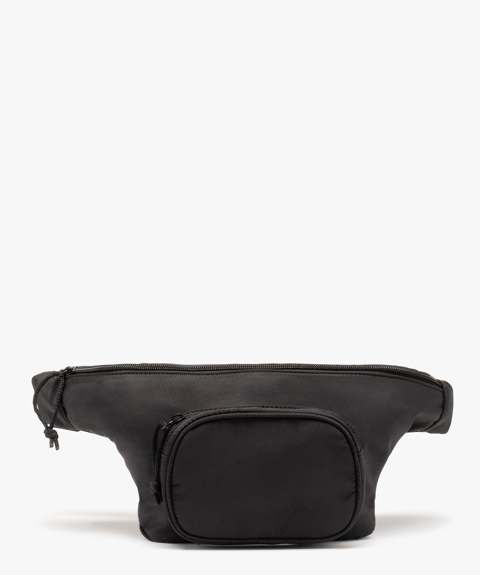 Sac banane homme en textile noir | GEMO