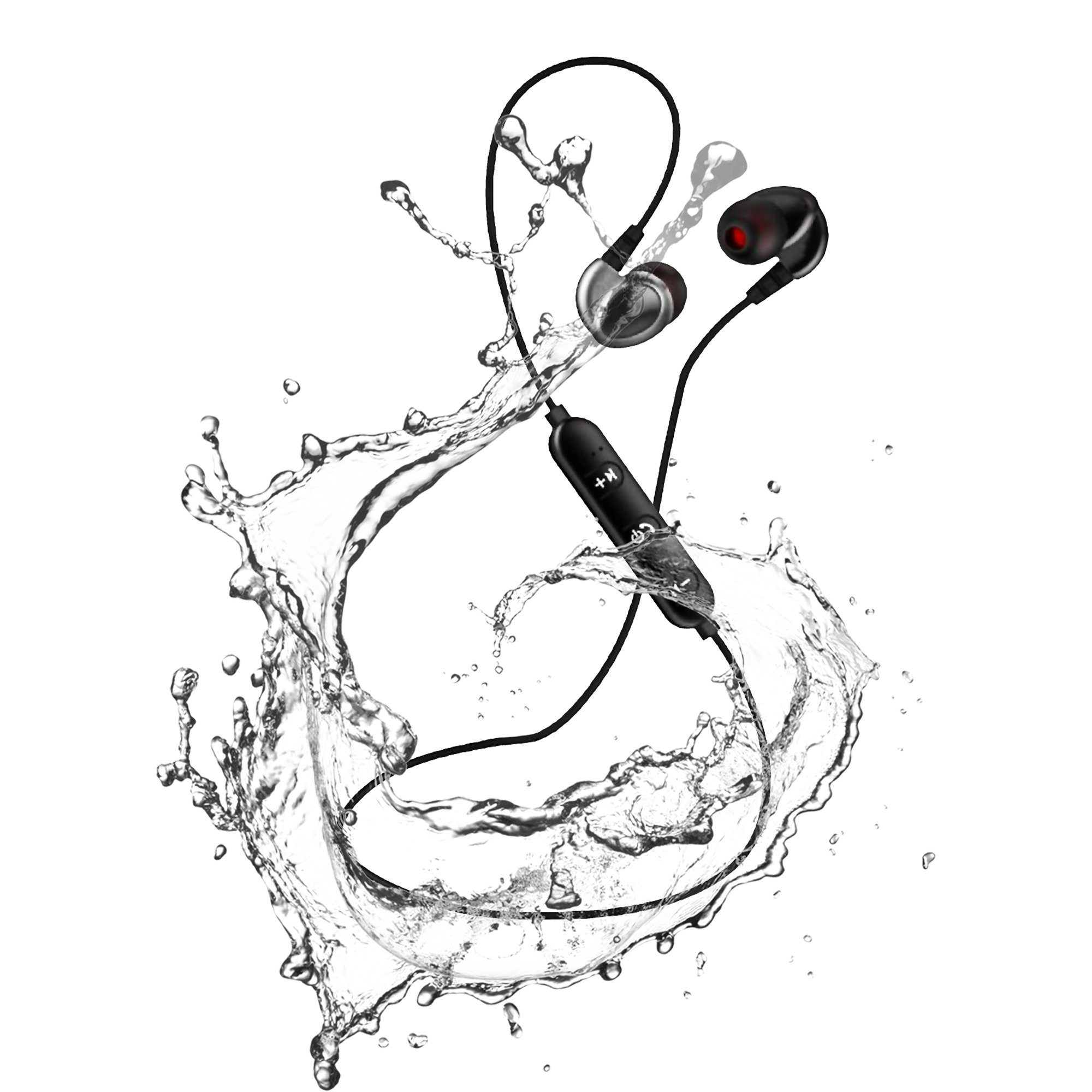 Leicke Smart Bluetooth In-Ear-Kopfhörer Symphony Bluetooth-Kopfhörer (Musiksteuerung, Sprachassistent, Anrufannahme, kompatibel mit Siri/Google Assistant, Bluetooth, Earbuds mit integriertem Mikrofon und 4x Silikon-Ohrstöpsel)