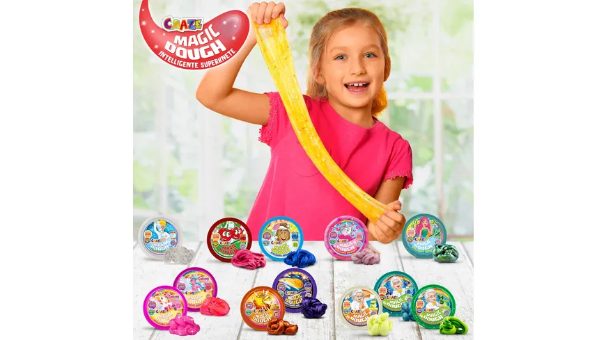CRAZE - MAGIC DOUGH Intelligente Superknete 15g, sortiert 15 g