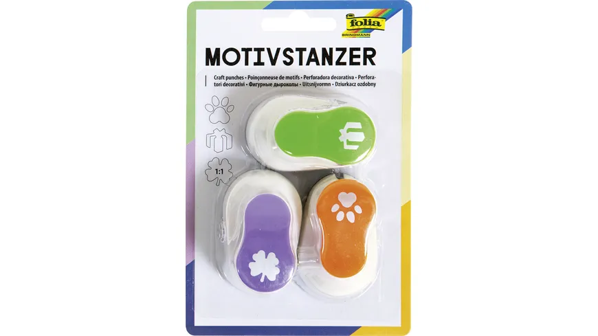 folia Motivstanzer Ganzjahresmotive sortiert