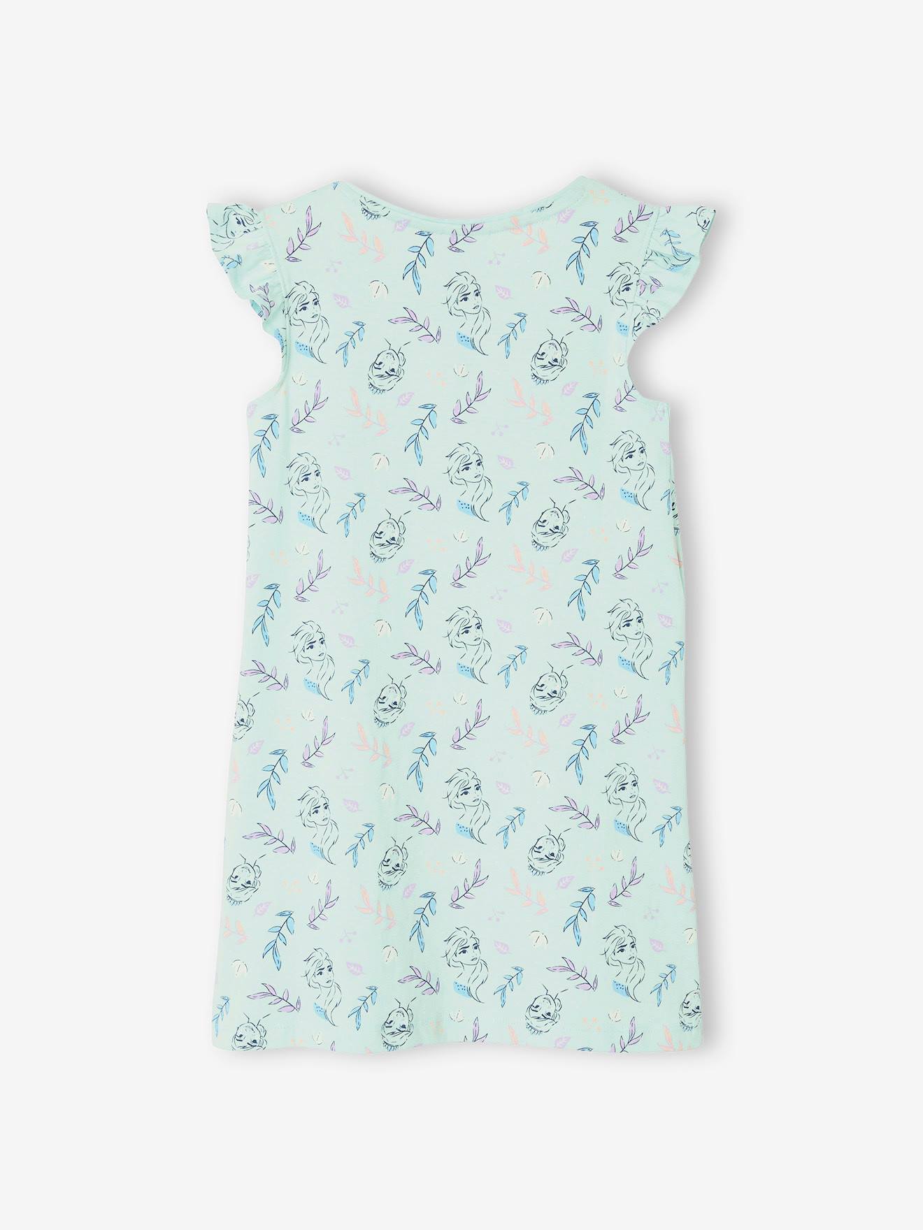 Chemise de nuit fille DS® La Reine des Neiges bleu imprimé
