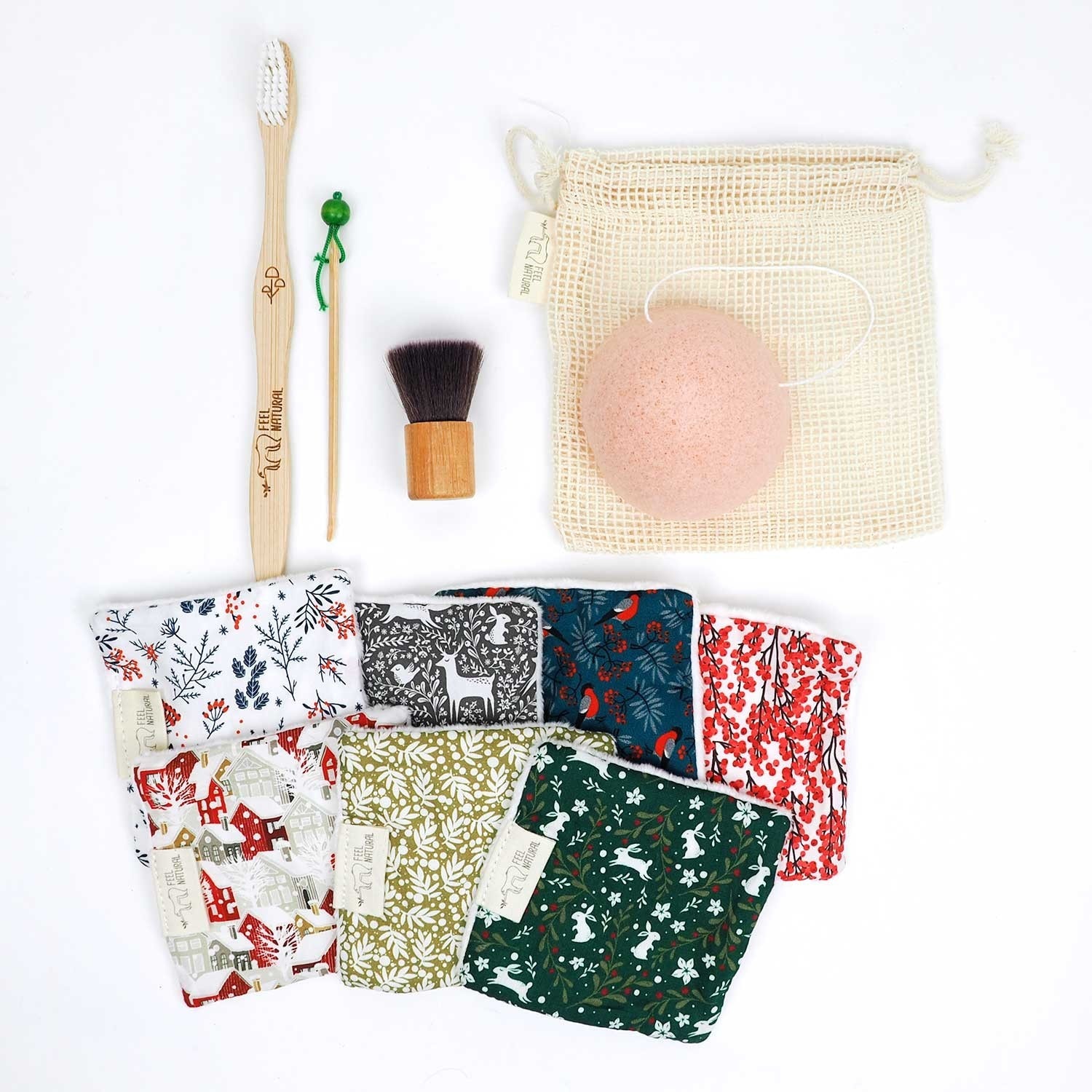 Kalendarz adwentowy Feel Natural z 12 akcesoriami Zero Waste