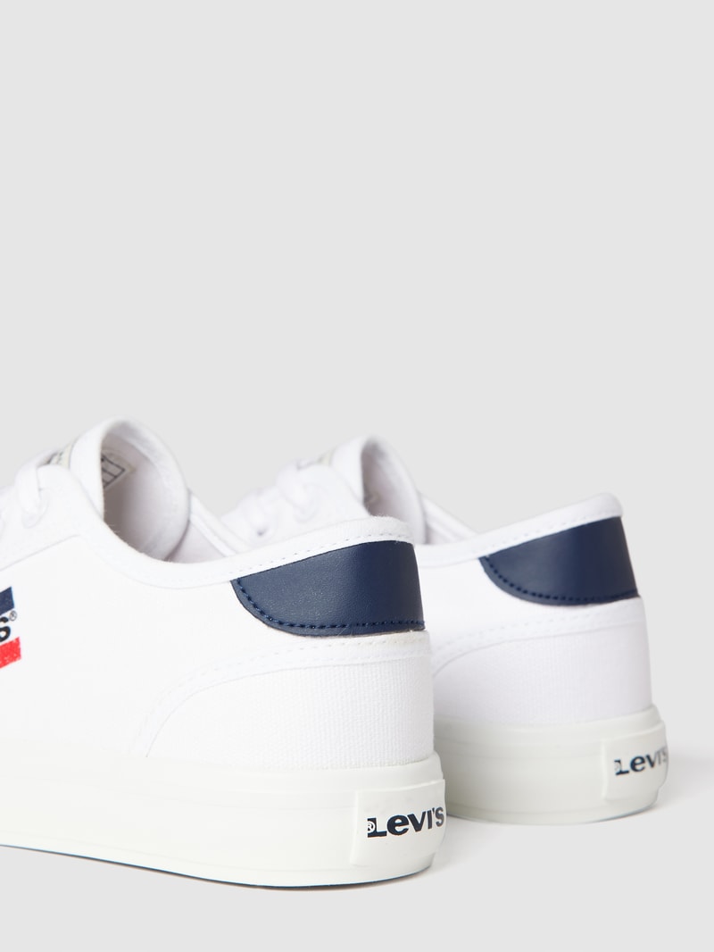 Sneaker mit Label-Details Modell 'MISSIION' in weiß