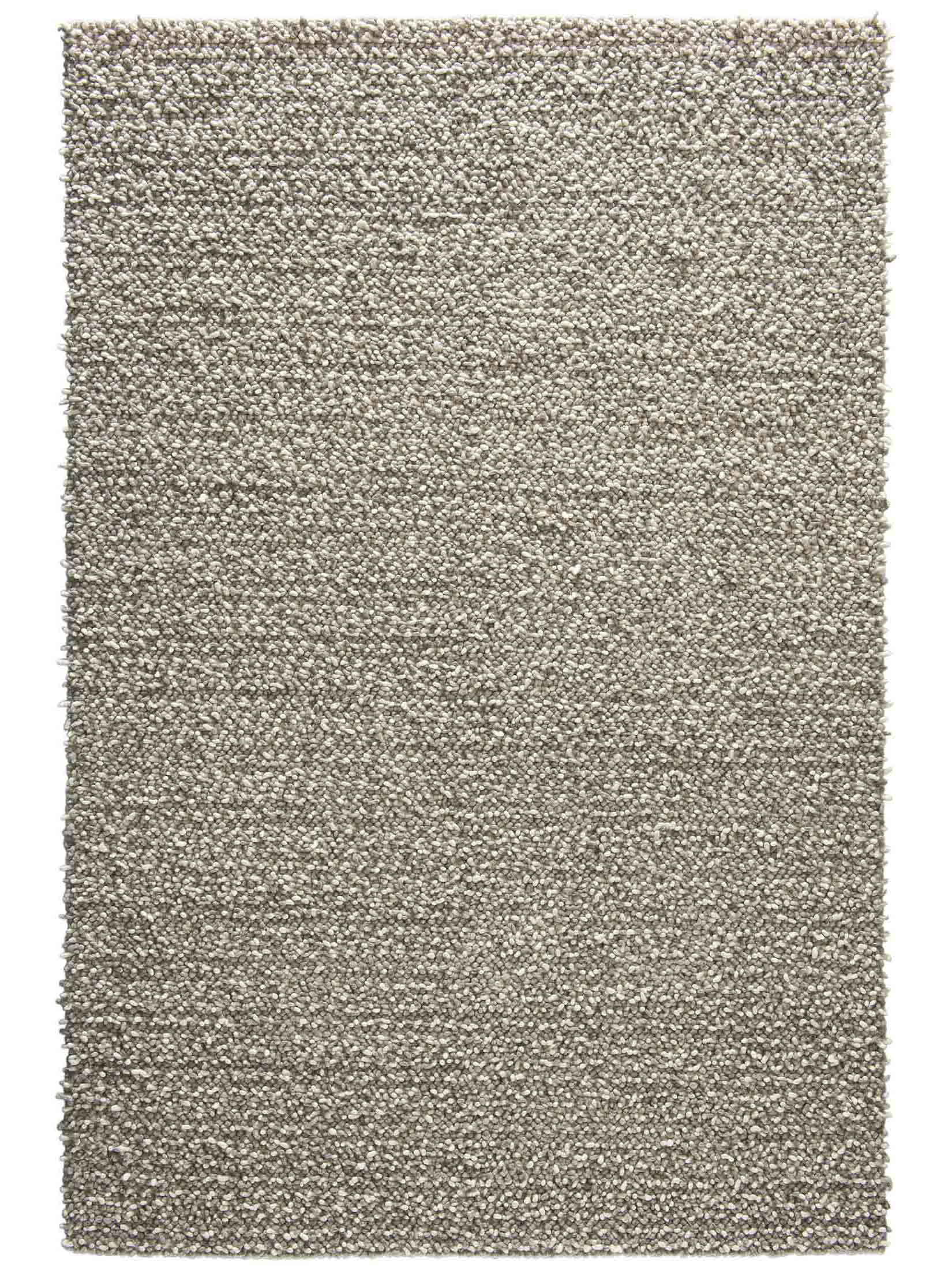 Melbu Woll-Teppich, Grey/White
