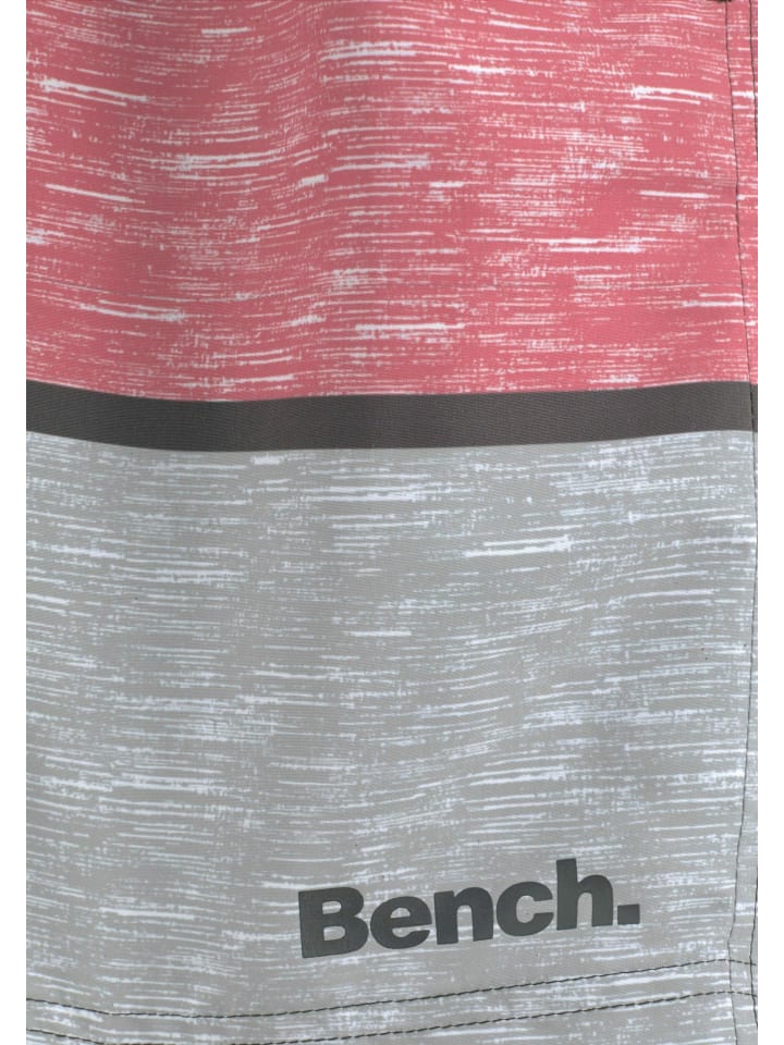 Bench Badeshorts in schwarz-bordeaux-grau günstig kaufen