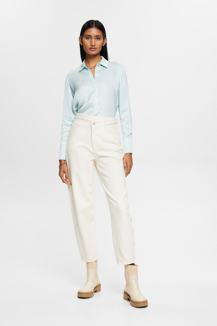 Bluse in Satinoptik
