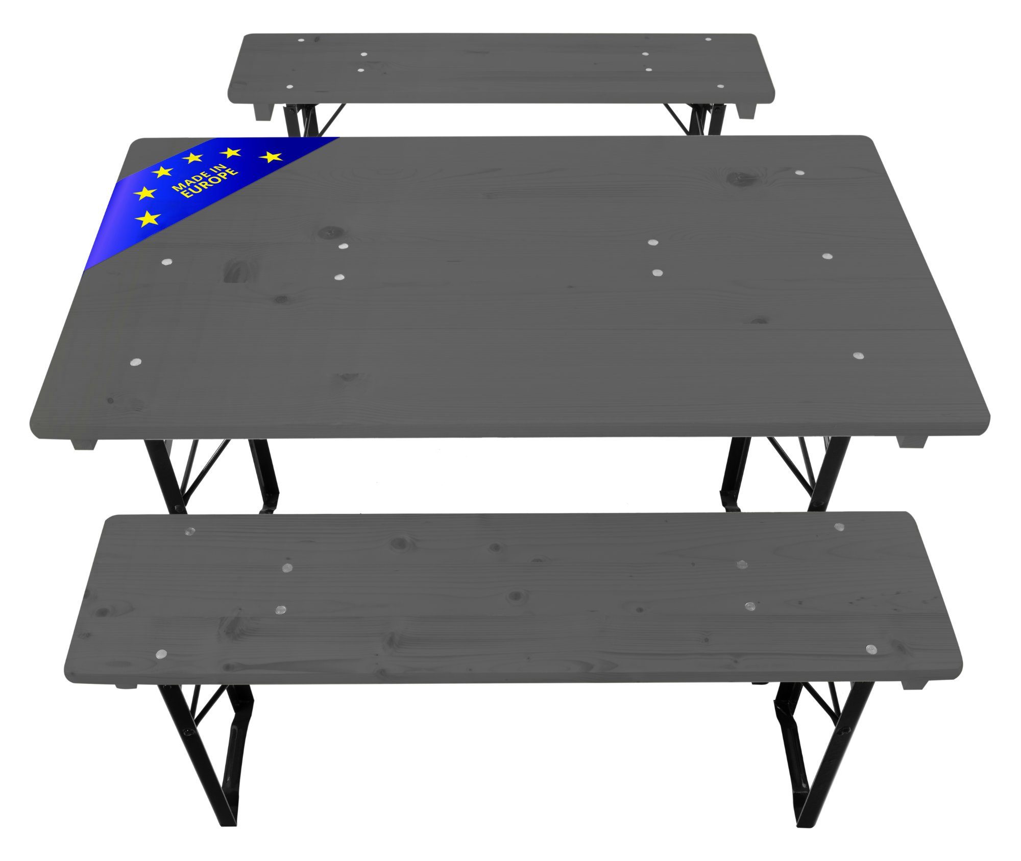 Stagecaptain Bierzeltgarnitur BBEU-110 Hirschgarten Bierzeltgarnitur für 110 cm, (3-tlg)