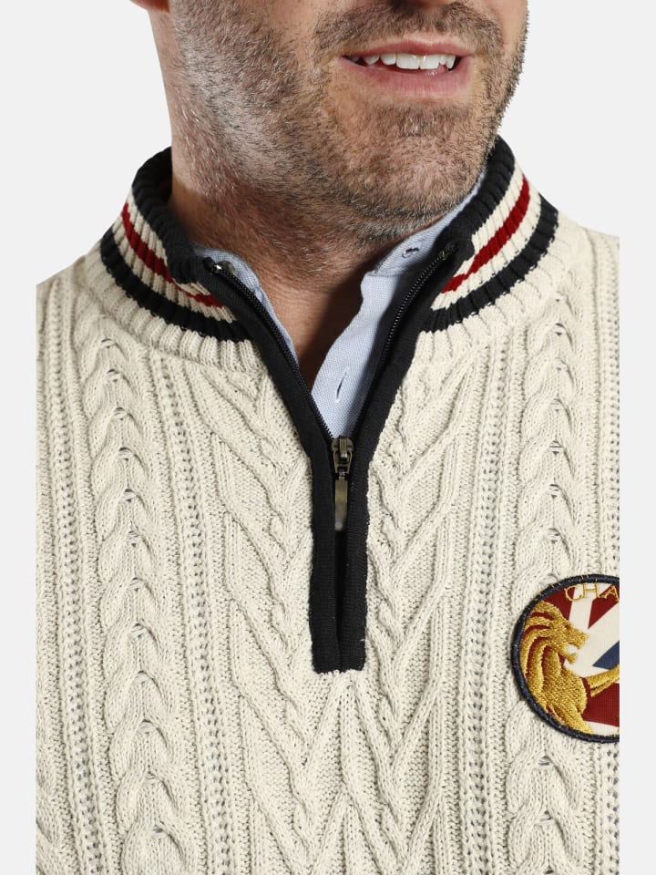 Charles Colby Pullover EARL HICKS in wollweiß günstig kaufen