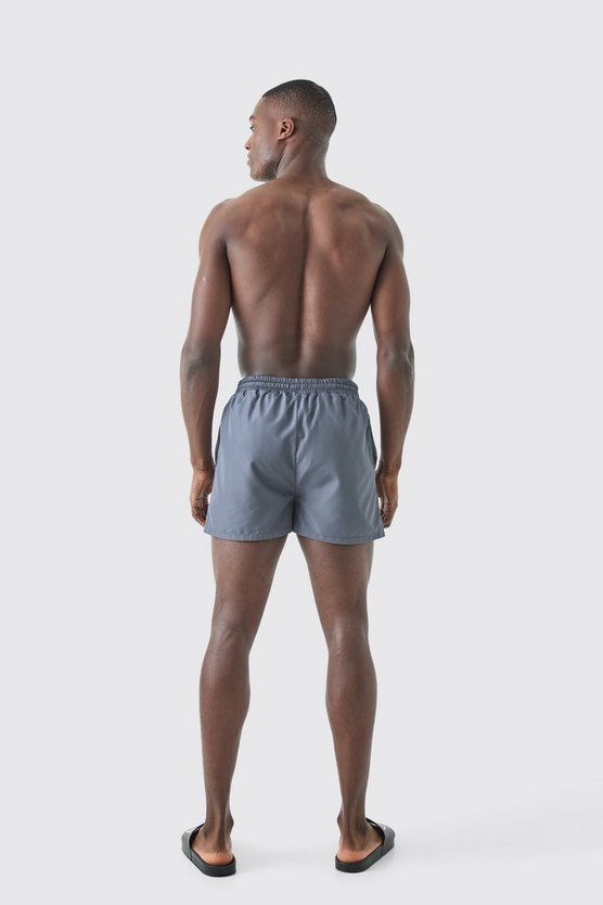 Super Short Man Badehose mit Paspeln