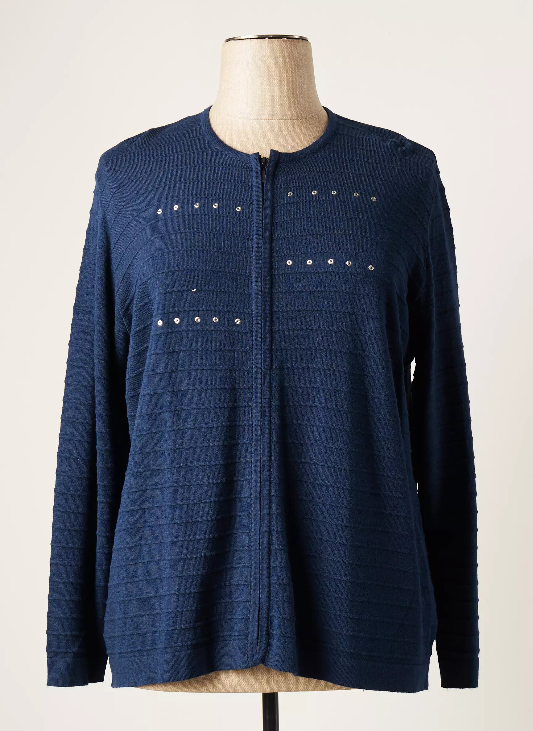 I Odena Cardigans Femme couleur bleu