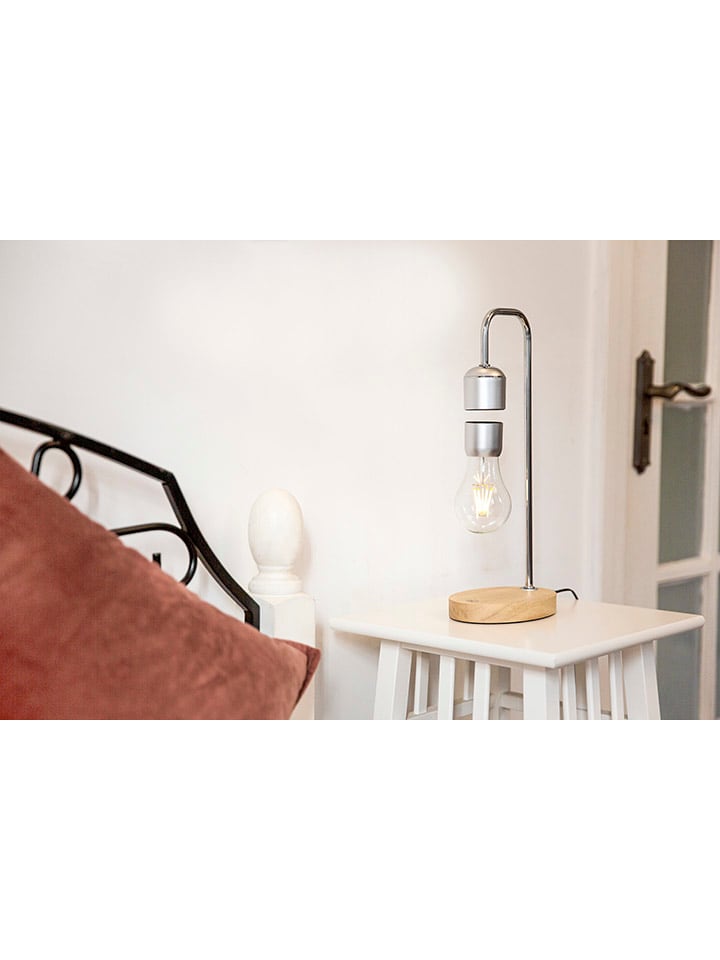 Designnest LED-Tischleuchte ''Levitating Lamp'' in Silber - (B)19 x (H)40 x (T)12 cm günstig kaufen onesize
