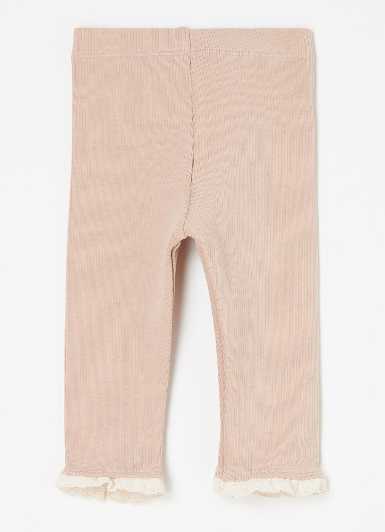 Leggings a coste Affy di Donsje Amsterdam, realizzati in cotone biologico.