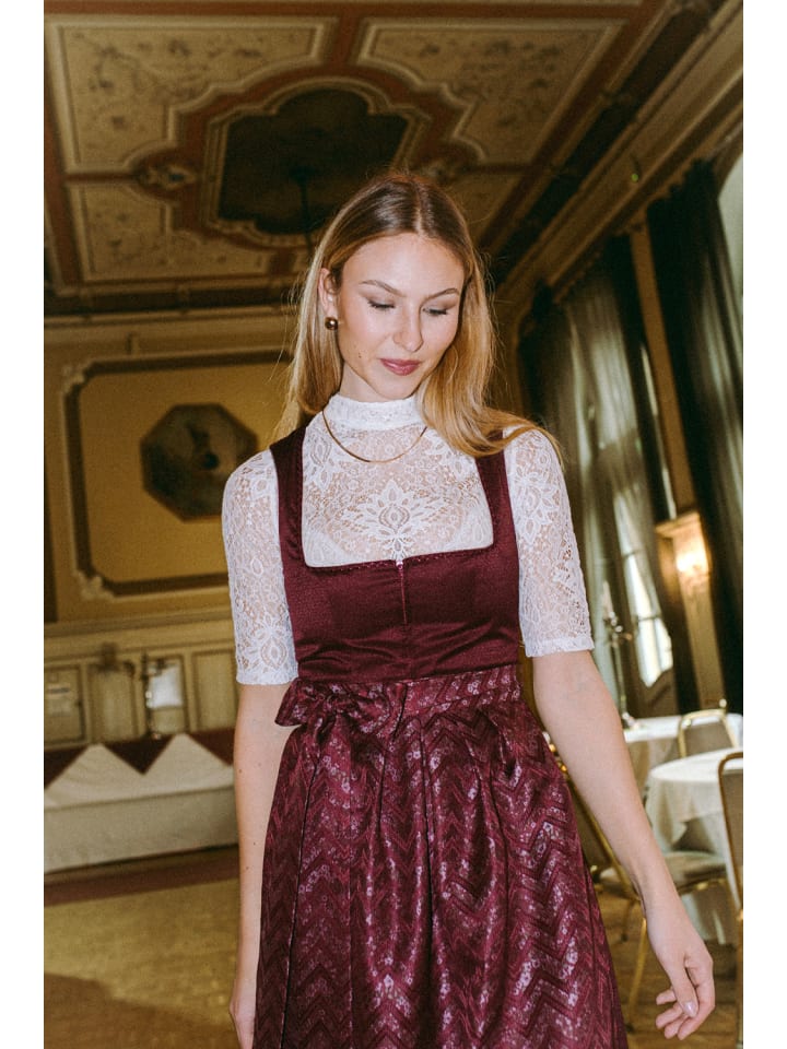 Edelnice Dirndlbluse Sissi creme in weiß günstig kaufen