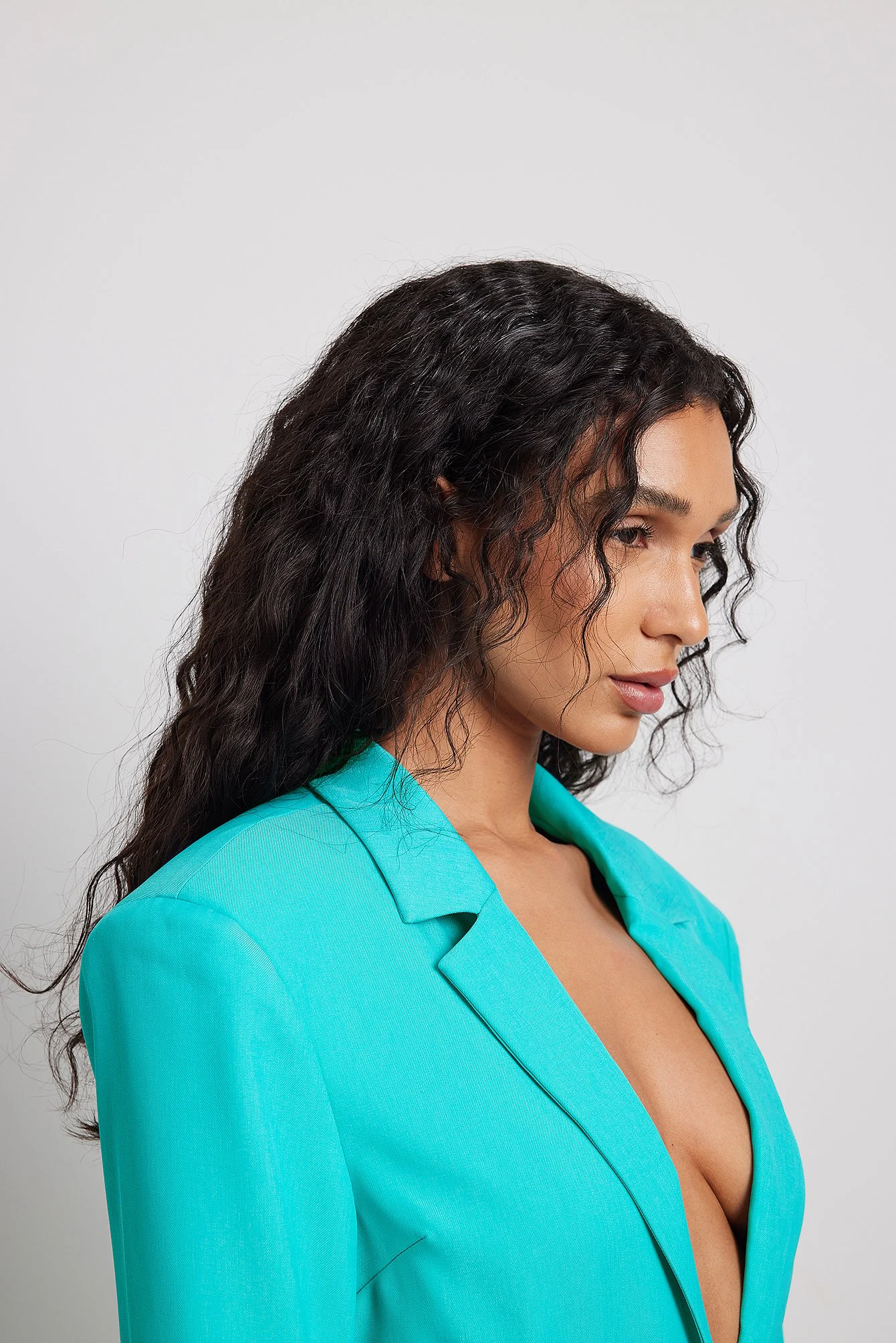 Tailored Jumpsuit mit breiten Schultern