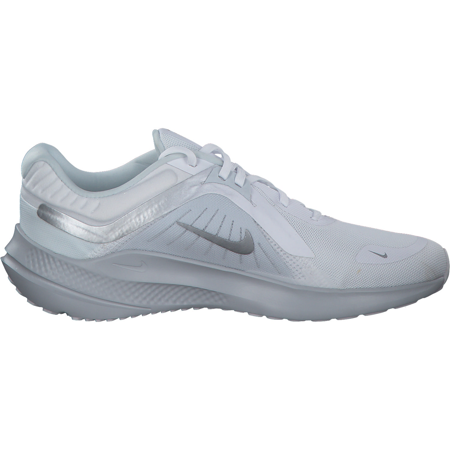 Nike Quest 5 DD9291, Schnürschuhe, Damen, white/met silver pure platinum