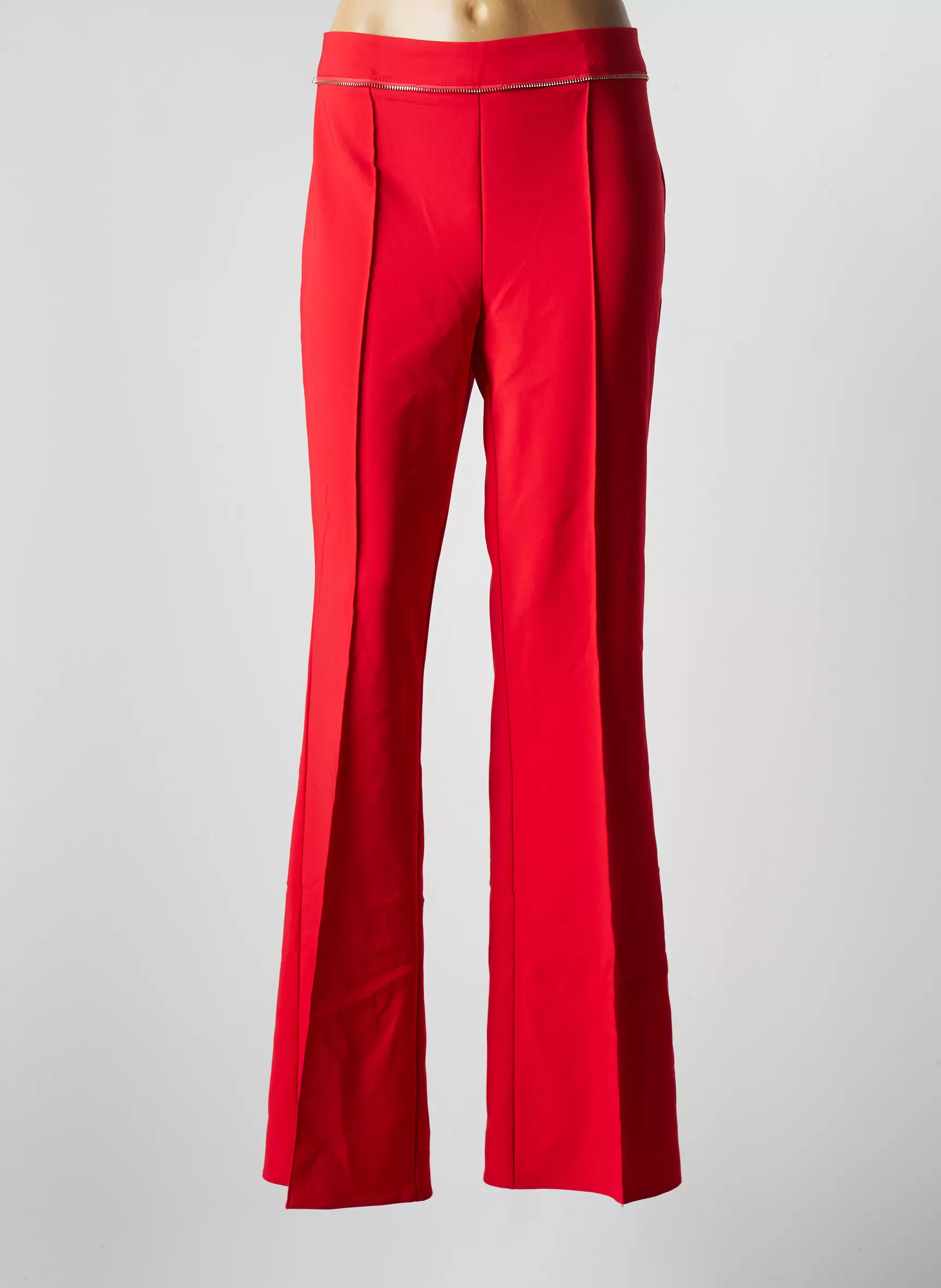 Rinascimento Pantalons Flare Femme couleur rouge