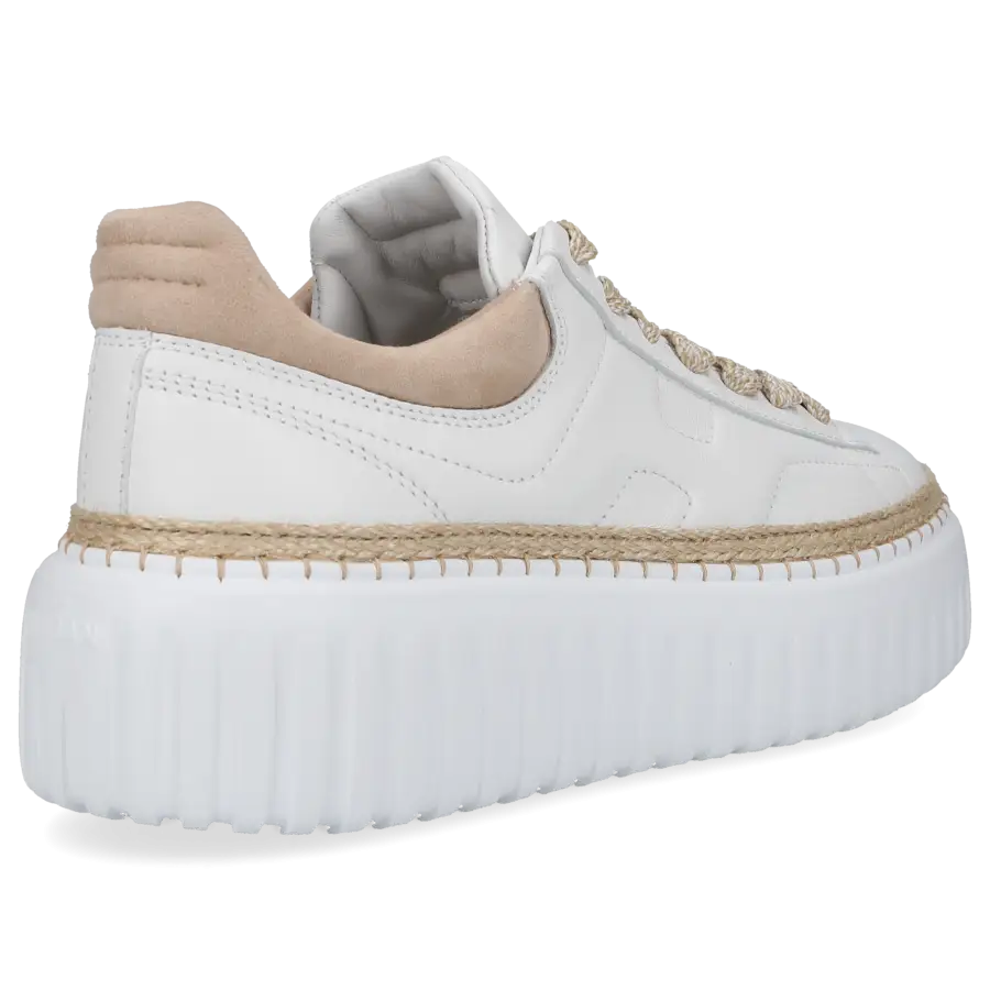 Hogan - Sneaker low Plateau H-STRIPES Kalbsleder - beige