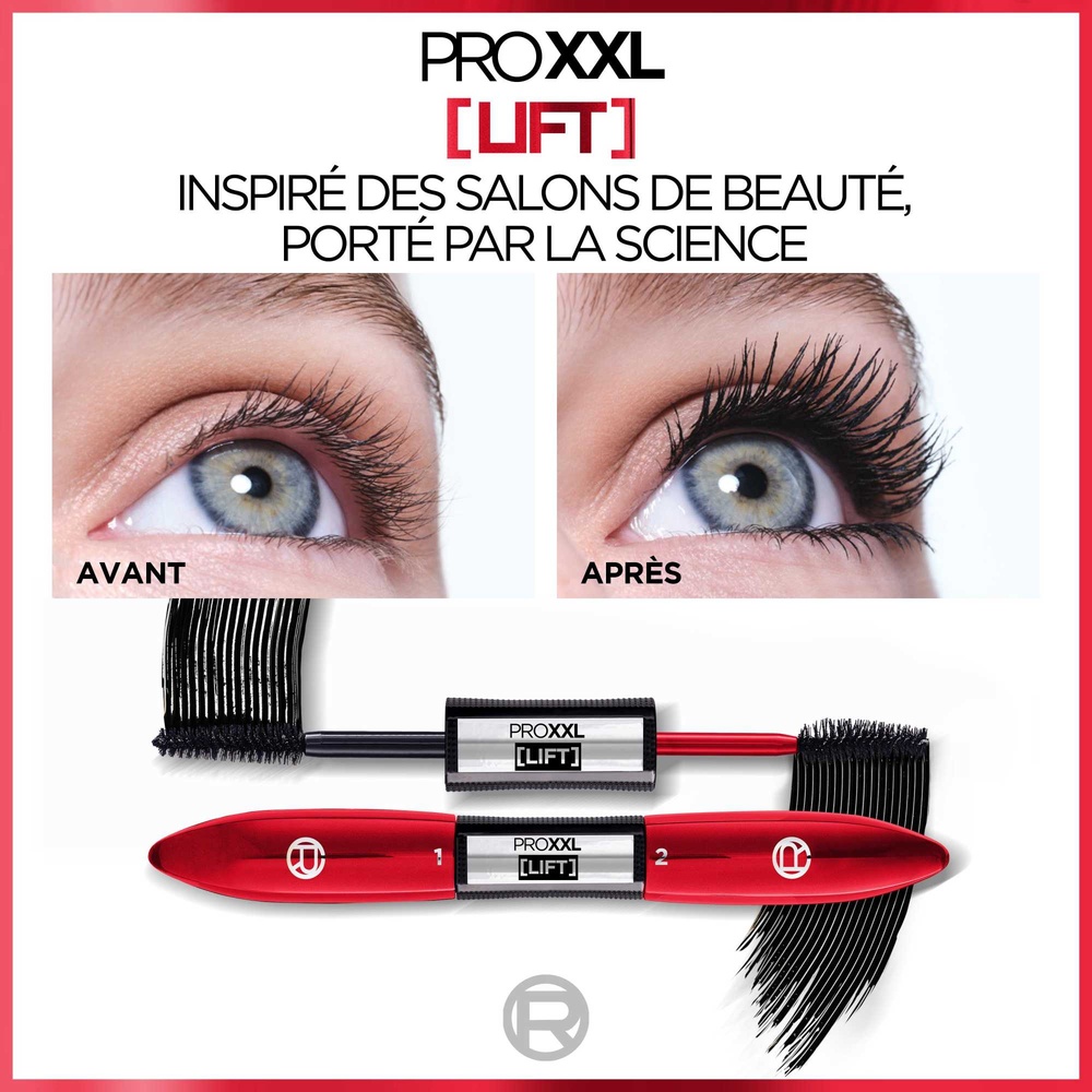 L'Oréal Paris Pro XXL Mascara volume, lift et courbe effet réhaussement de cils