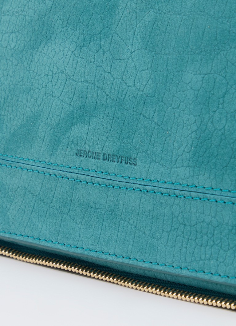 Jérôme Dreyfuss  Bobi S crossbodytas van suède met crocostructuur