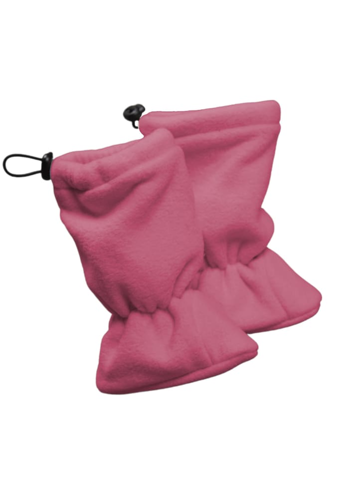 Hoppediz Babyschuhe Fleece-Booties in beere günstig kaufen
