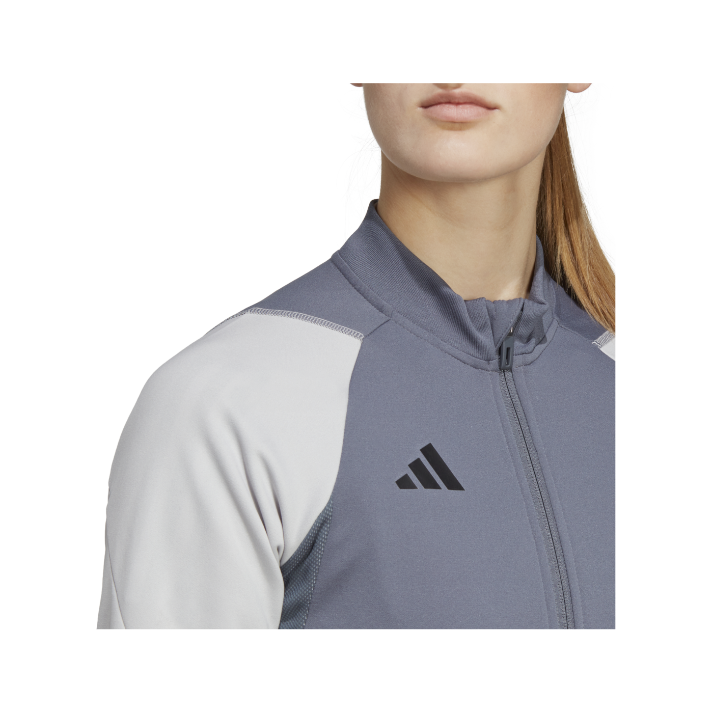 adidas Tiro 23 Competition Trainingsjacke Damen Grau Schwarz