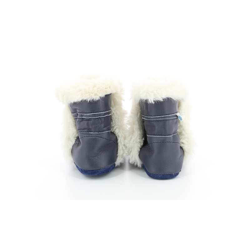 Chaussons cuir Bootie