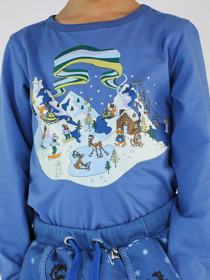 Småfolk Longsleeve in Blau günstig kaufen